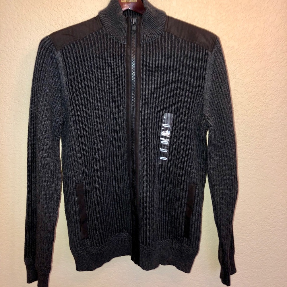 Calvin Klein front zip sweater jacket